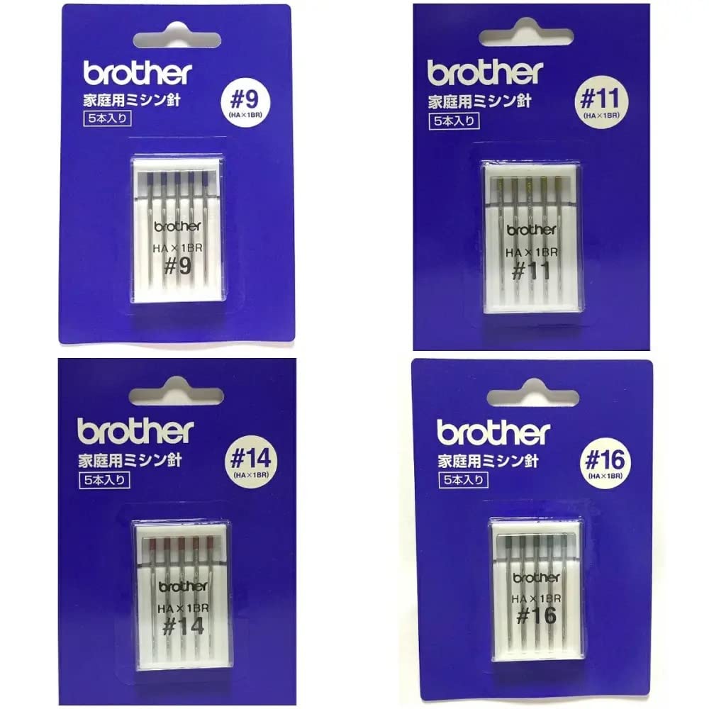 Amazon | ブラザー 家庭用ミシン針 セット #9#11#14#16 全生地対応